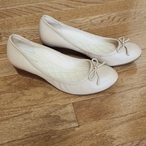 Cole Haan Tali Lace Wedge sz 7.5 Beige